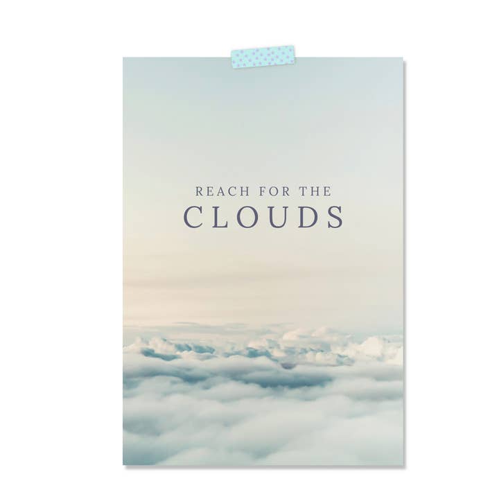 Dorm Decor Wall Art blå moln inspirerande affisch för wholesale av 527 Photo