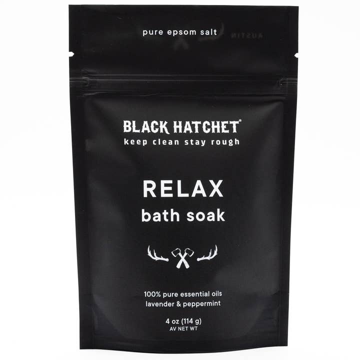 Latika Beauty – wholesale Bath salts – Father's Day⚫ Black Hatchet Relax -bath salt ⚫ Gift for Men