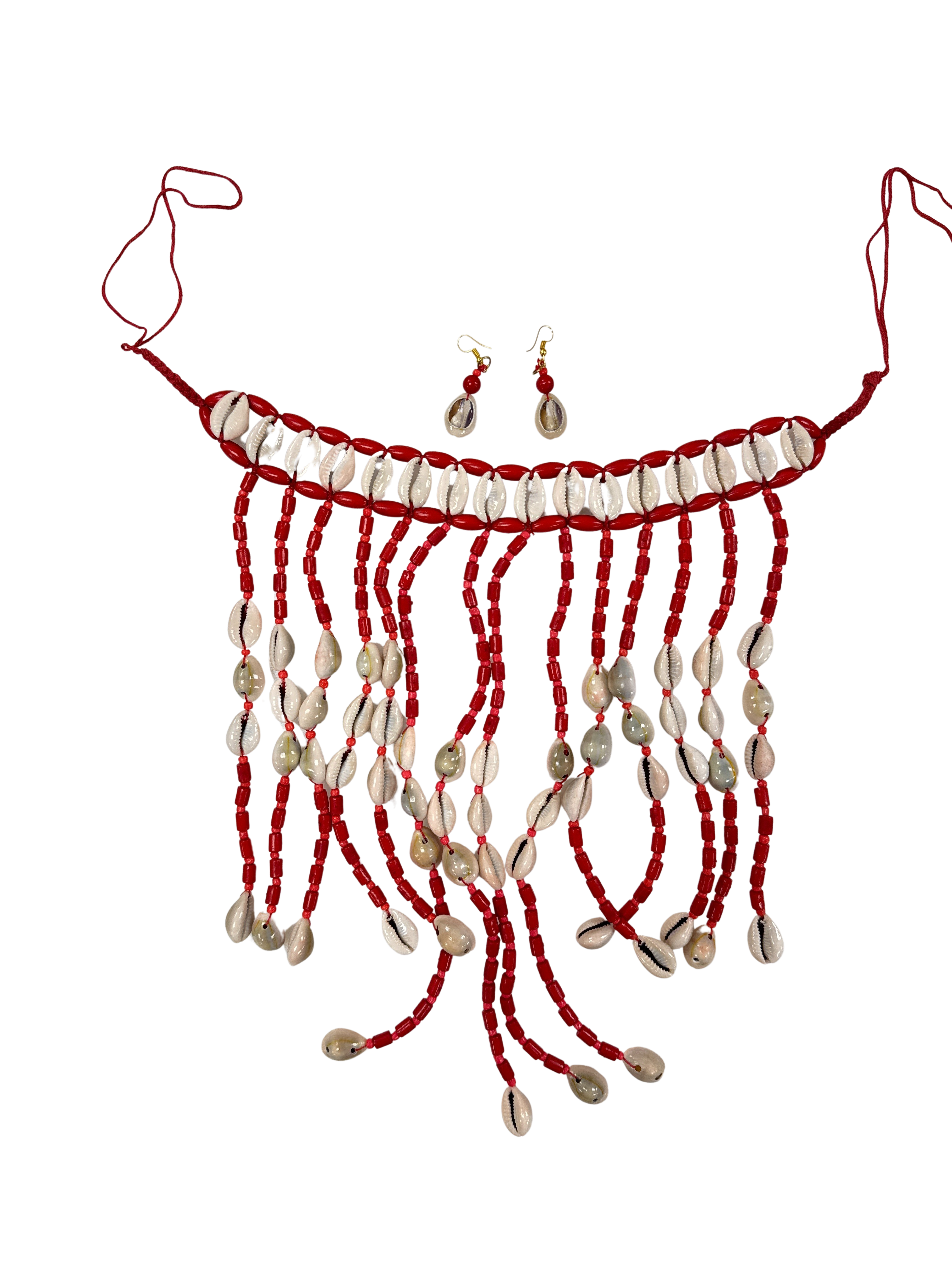 Treasure Jewelry - Wholesale Bib Necklace - Large Cowrie Shell Bib Necklace Cowie Necklace8