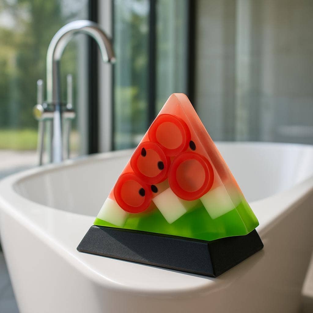 Priscila Leen Arts at Florida Soap Candle – Großhandel Feste Seife – Glycerin-Wassermelonen-Seife zum Schmelzen und Gießen, fruchtig6