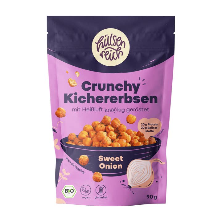 Crunchy Chickpeas Sweet Onion and other Purchase Wholesale pâtes fraîches artisanales bio. Free Returns & Net 60 Terms on Faire trending on Faire.