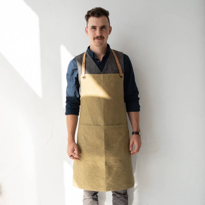 Amani ya Juu - Wholesale Apron - Men's Canvas & Leather Apron4