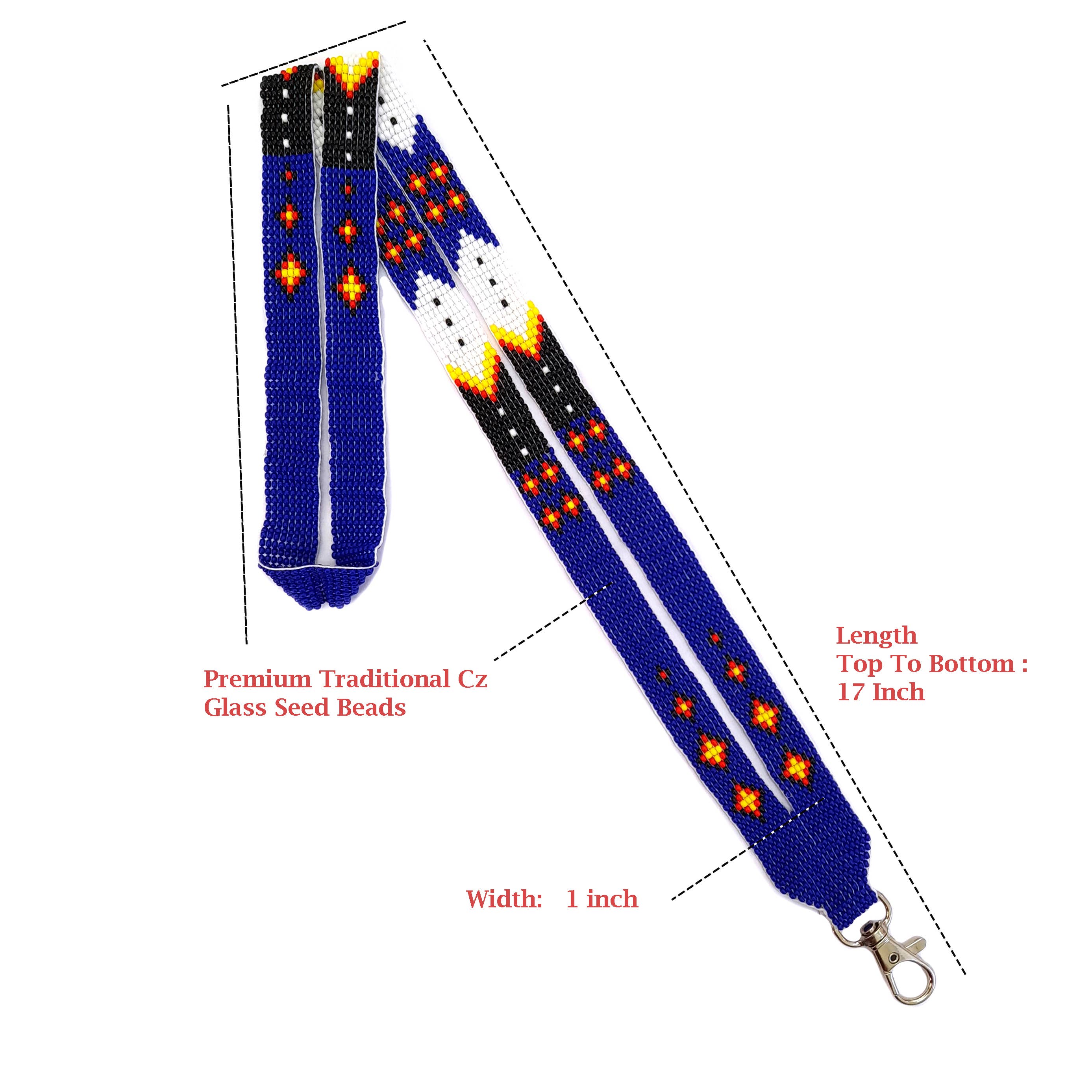 KANGURAH - Wholesale Lanyard - Women's - Beaded Lanyard with Matching Beaded Earrings, ID Card Holder22