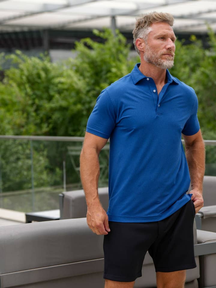 USA Palm - Wholesale Polo - Men's - Heathered Polo76