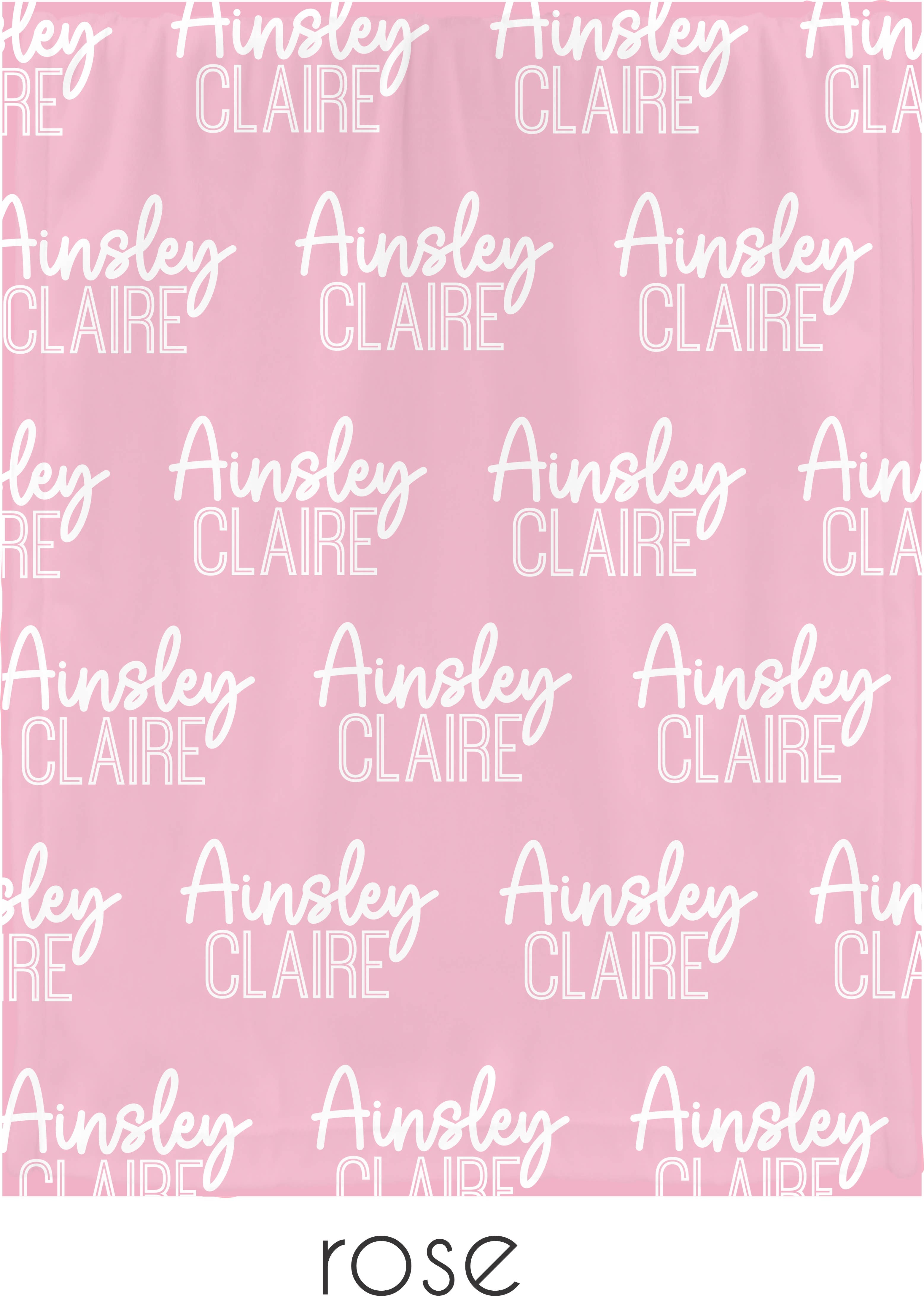 Monogram Junkie – wholesale Bedding blanket – Kids & Baby – Personalized Baby Blanket with Name for Girls3
