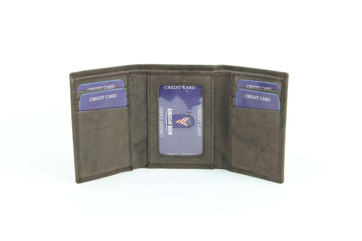 Leather Impressions Inc - Wholesale Wallet - Men's - American Bison Tall Trifold Wallet11