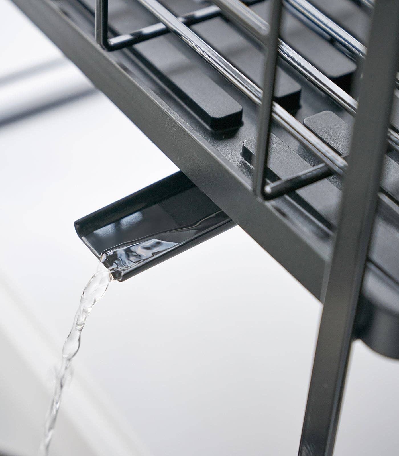 Yamazaki Home - Wholesale Dish Drying Mat/Rack - Tower Two-Tier Dish Rack - Steel13