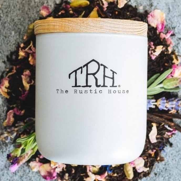 The Rustic House - Wholesale Jar/Filled Candle - Signature Scent | White Soy Candle + Gift Box | 8oz.0