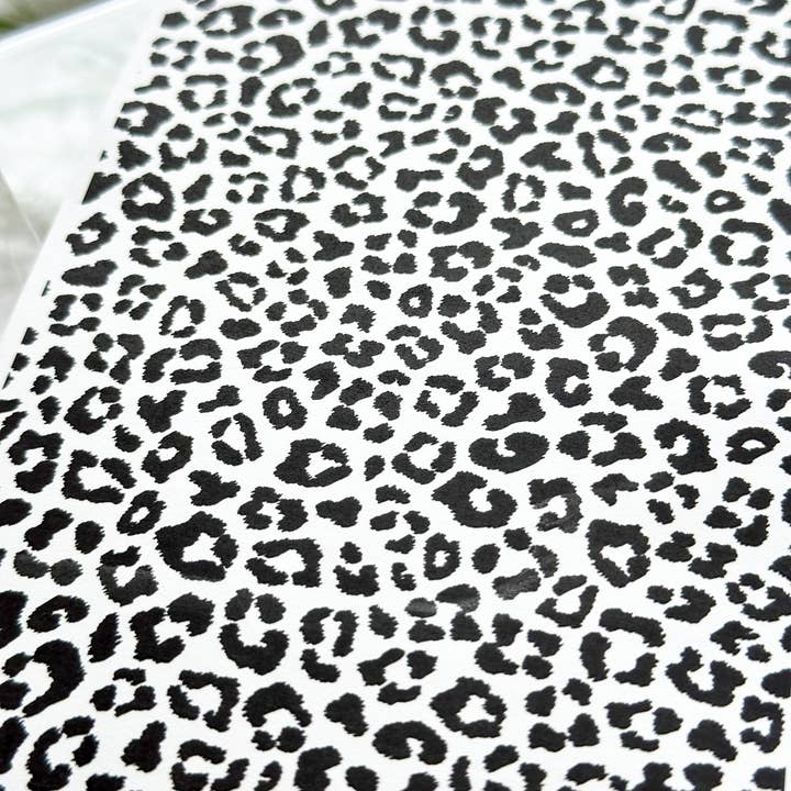 Tera Clay - Wholesale Sublimation Transfer - Transfer Paper 362 B&W Leopard | Image Water Transfer1