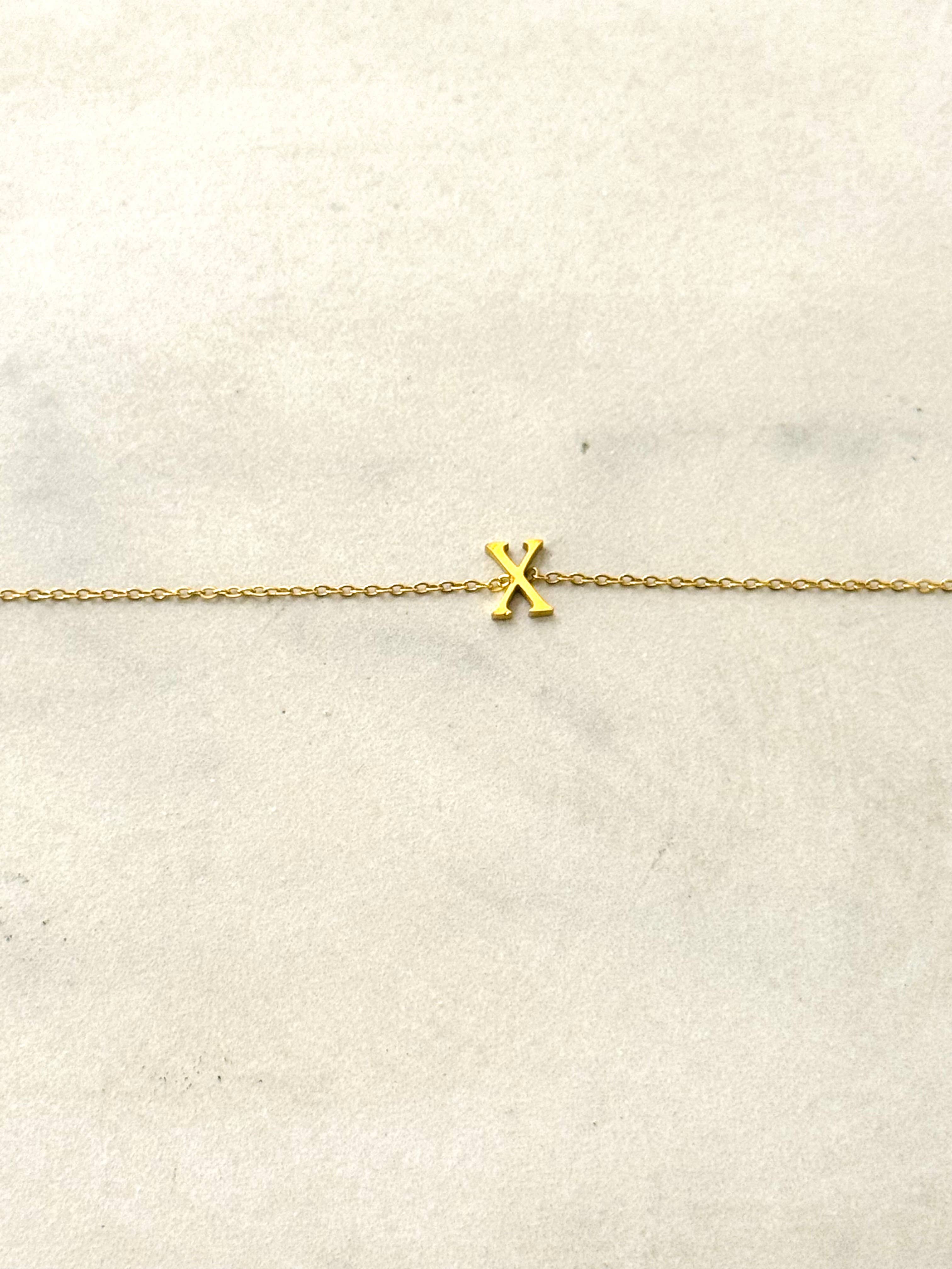 Cassette Barcelona - Wholesale Charm/Dangle Bracelet - Minimal Stainless Steel Initial Bracelet26