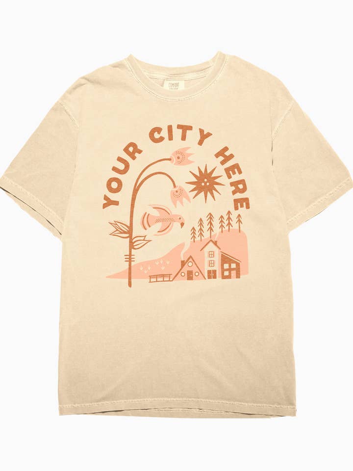 Custom Hometown Tee for wholesale by Shop Good
