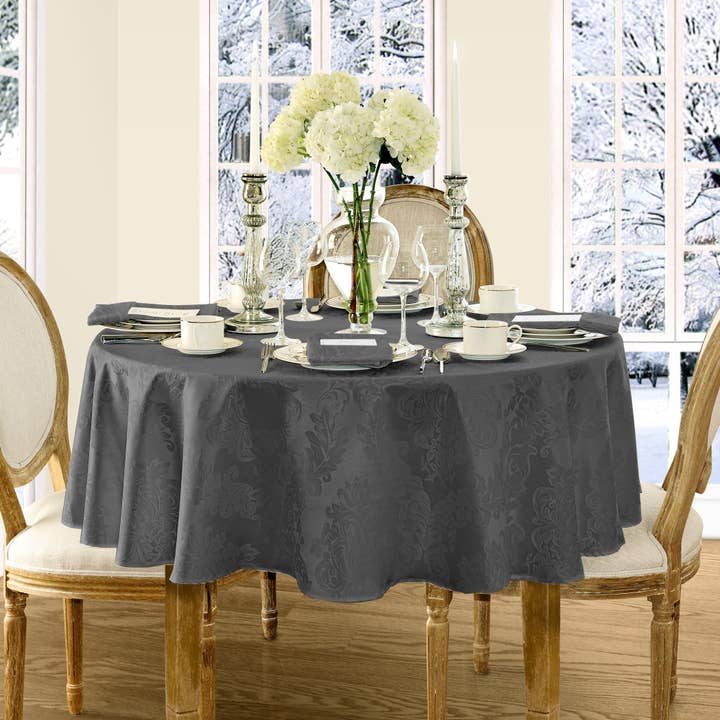 Threadmade Home - Wholesale Tablecloth - Barcelona Jacquard Damask Tablecloth13