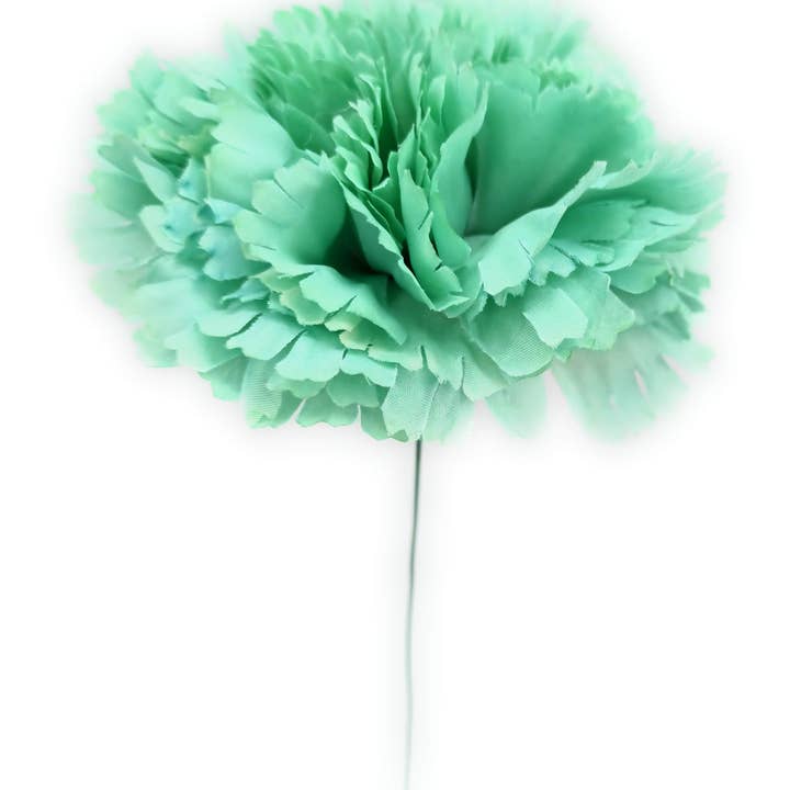 Large Flamingo Carnation Flower Hair · Green Water Ø13cm for wholesale by BRANDELIA