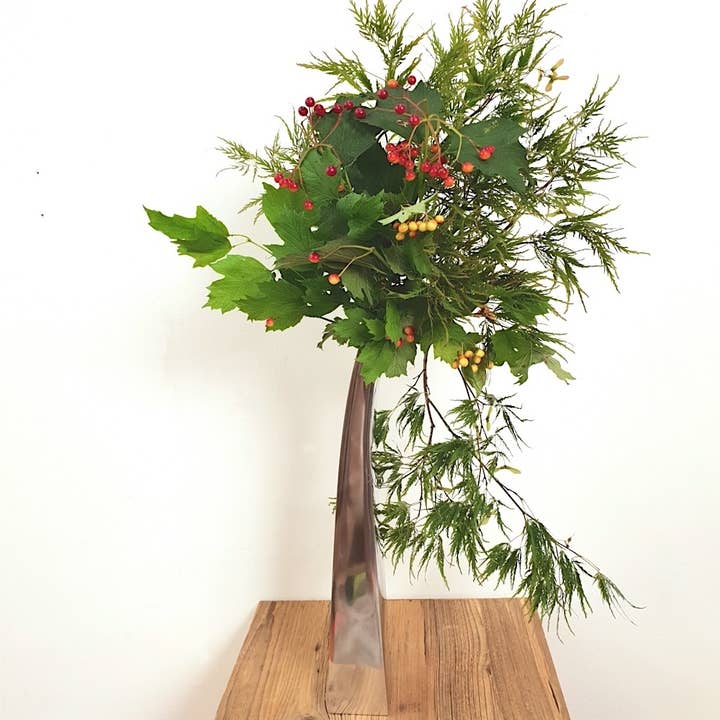 Soliflora Posidonia medium model in aluminum for wholesale by LES SCULPTEURS DU LAC