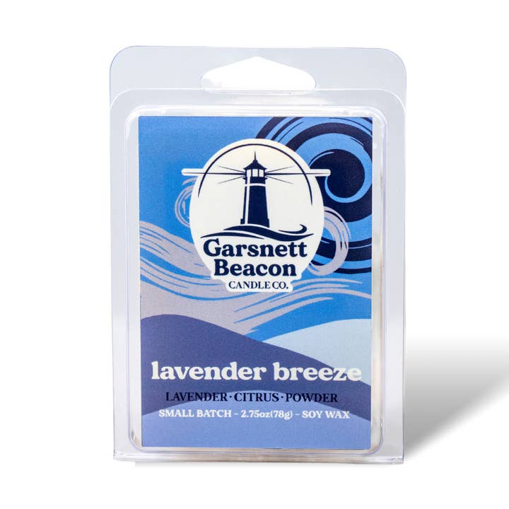 Lavender Breeze Wax Melts - Lavender, Citrus, Powder Scent for wholesale by Garsnett Beacon Candle Co.