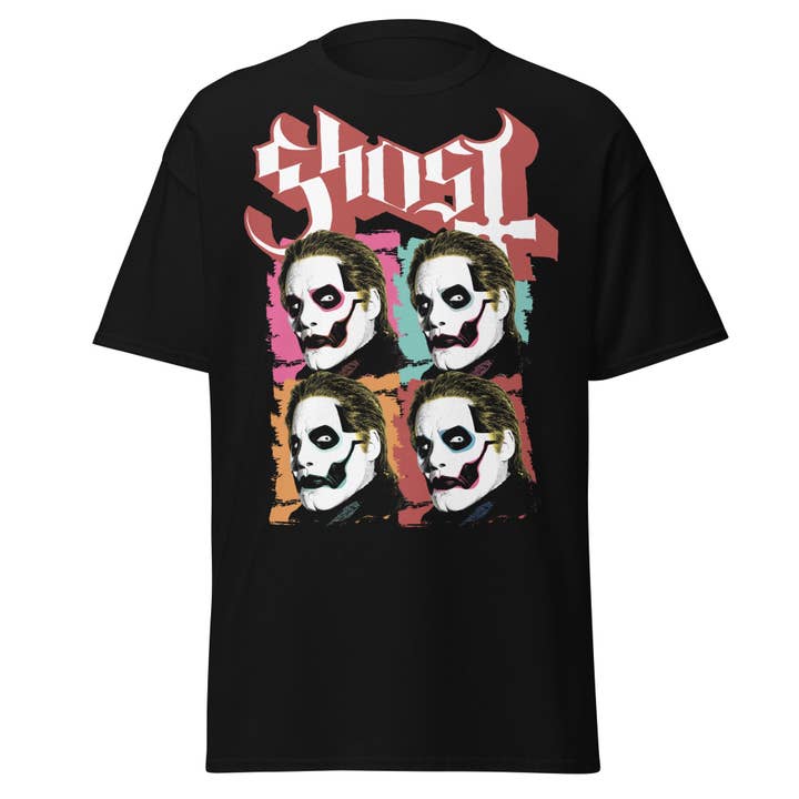 T-shirt Ghost Quattro com estampa Jumbo por atacado de Hyper Iconic