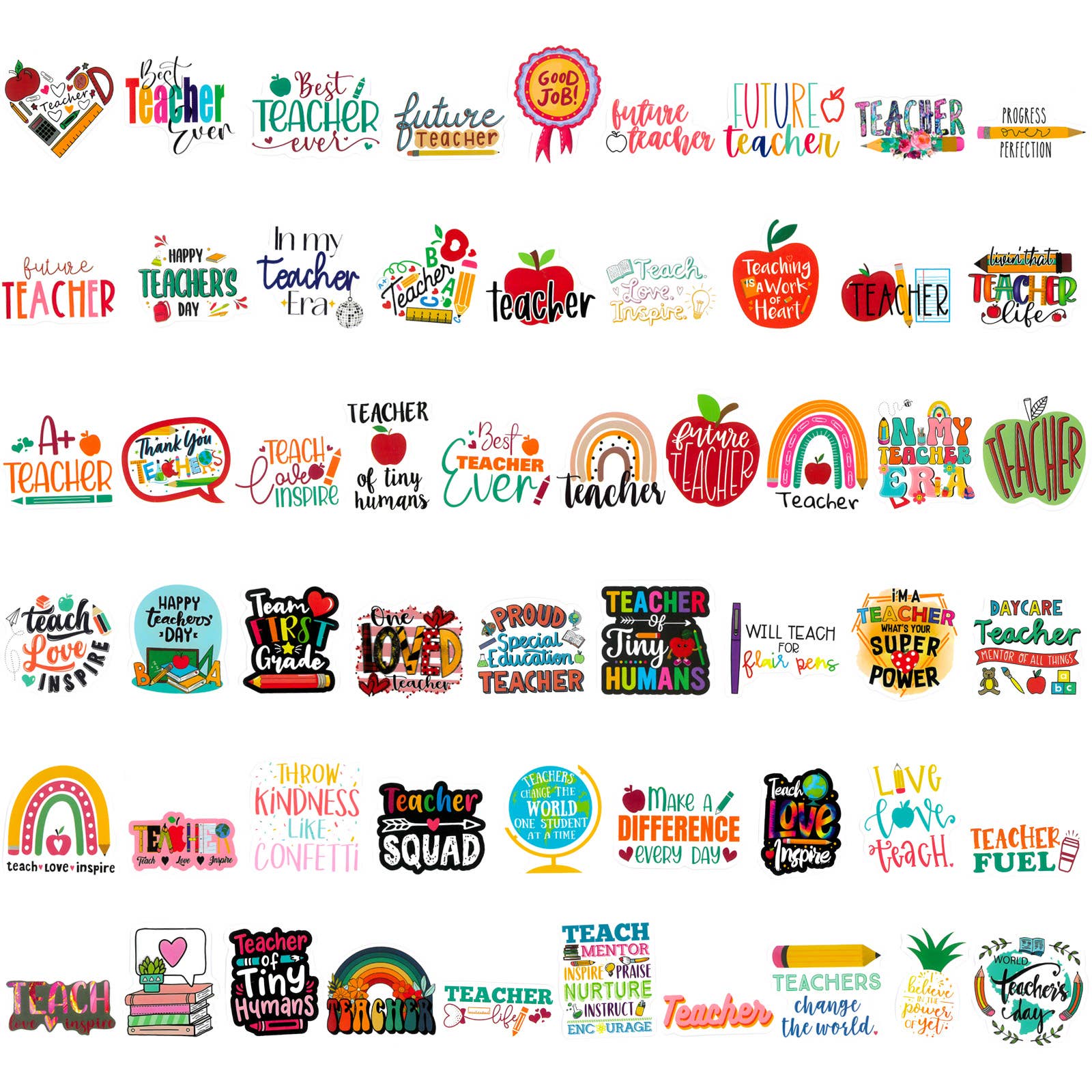 Wrapables.com - Wholesale Sticker - Wrapables Waterproof Vinyl Stickers, 100pcs43