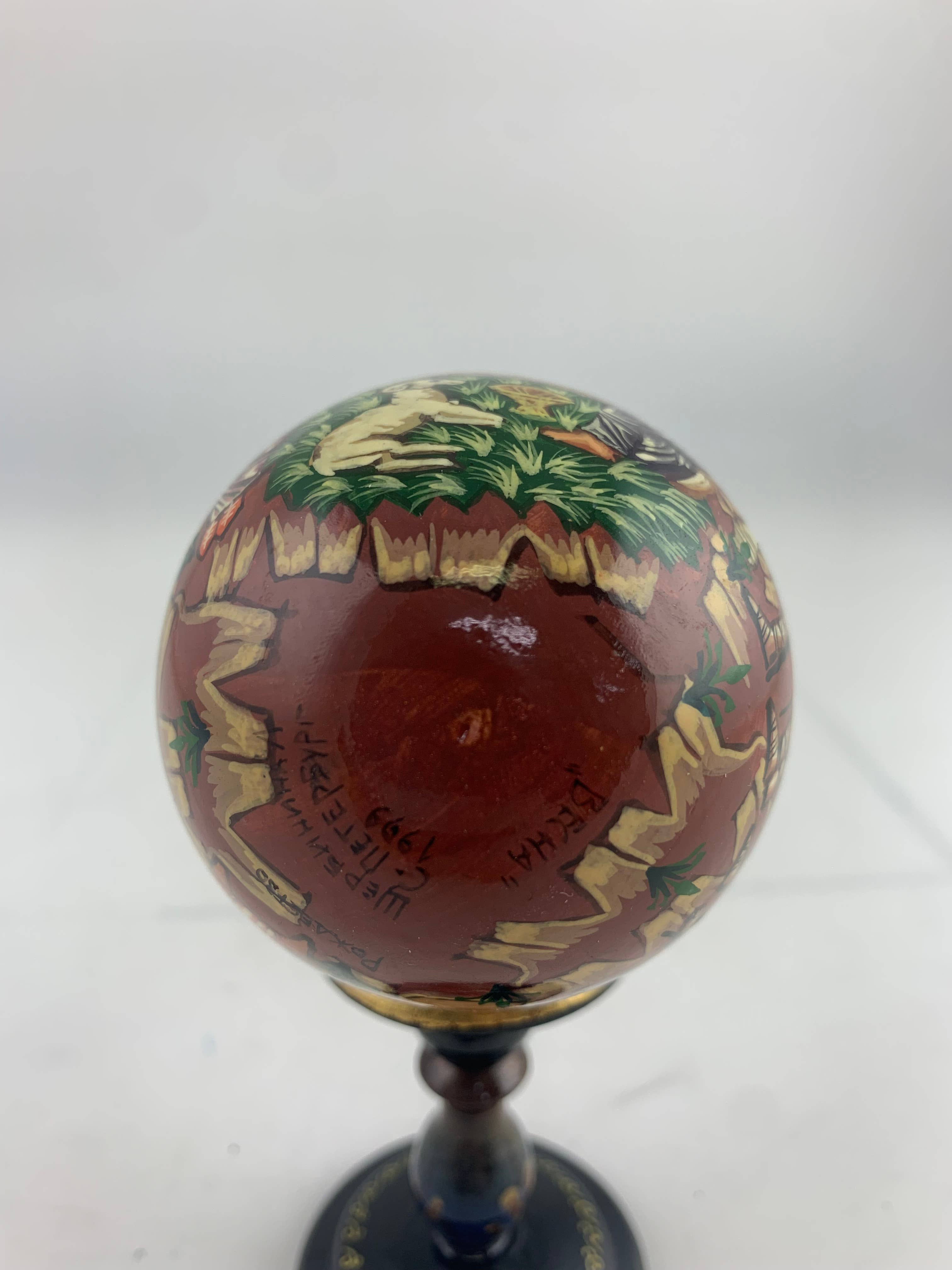 Golden Cockerel - Vendita all'ingrosso Decorazioni da tavolo - Uovo iconico ortodosso panoramico vintage51