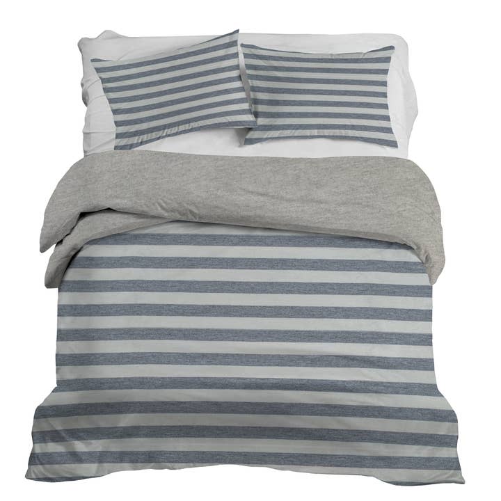 Juego de funda de edredón reversible de algodón tejido de punto REDEARTH, tamaño King para venta al por mayor de REDEARTH