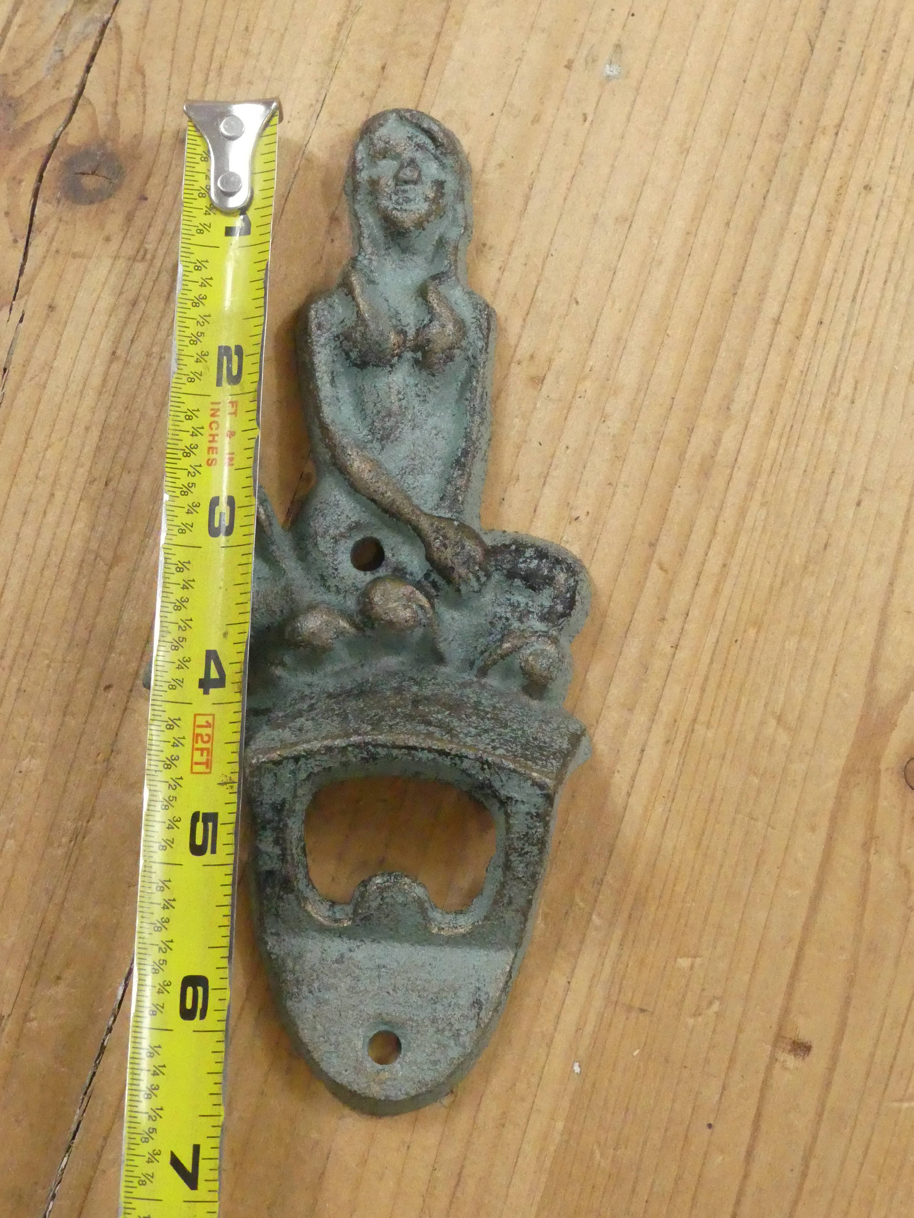 Midwest Craft House - Wholesale Bottle/Wine Opener - CAST IRON WALL MOUNTED MERMAID BOTTLE OPENER4