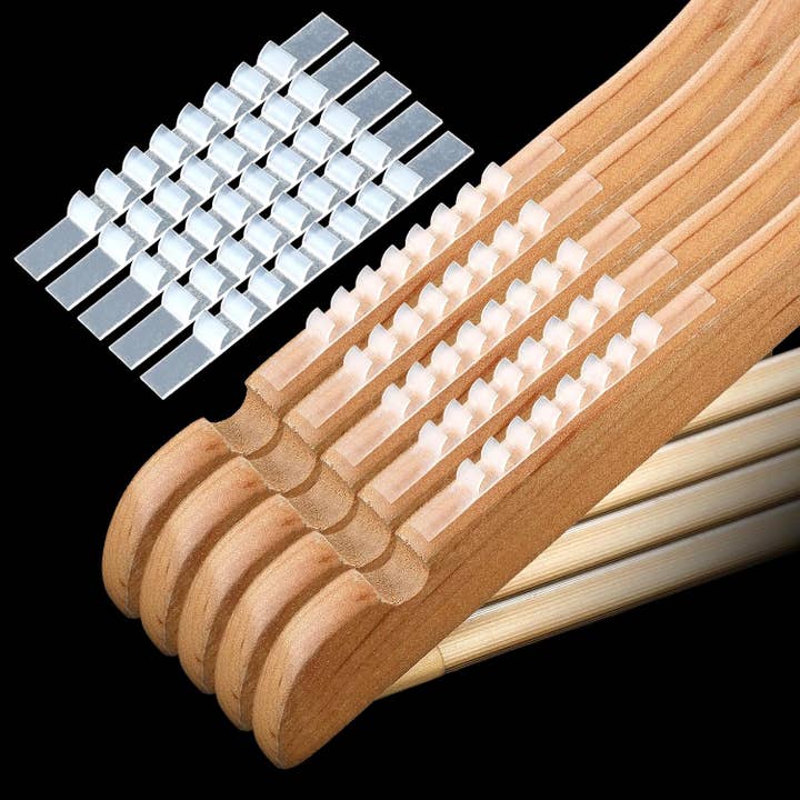 200 Pcs Non Slip Hanger Grips for Wood Hangers for wholesale by Quality Hangers