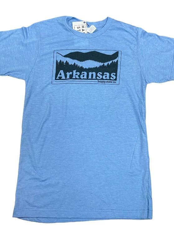 custom your city town or state name drop scape tee XS-3x for wholesale by Happy State Co