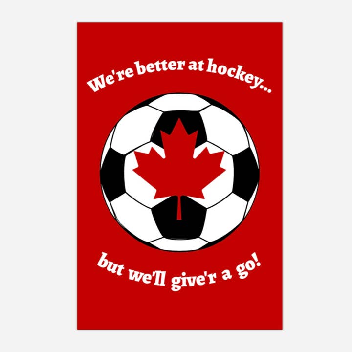 Canadese Voetbalansichtkaart voor wholesale door Pleasant Papercraft