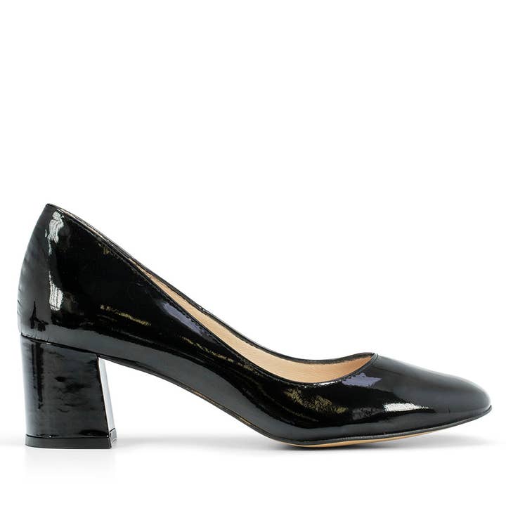 Elodie – Großhandel High Heels – Damen – SOPHIE SCHWARZE LEDERPUMPS