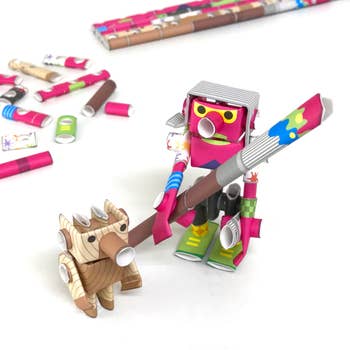 Kamikara Paper Craft Toy - Flippin' Squid