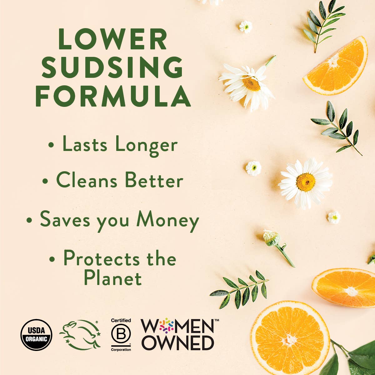 Rebel Green - Wholesale Dish Soap - Dish Soap - Chamomile & Orange Blossom 16oz (unit)3