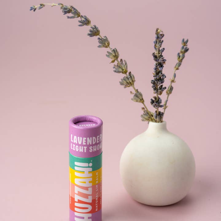 Huzzah! Beauty - Wholesale Lip Balm - Lavender Lightshow1