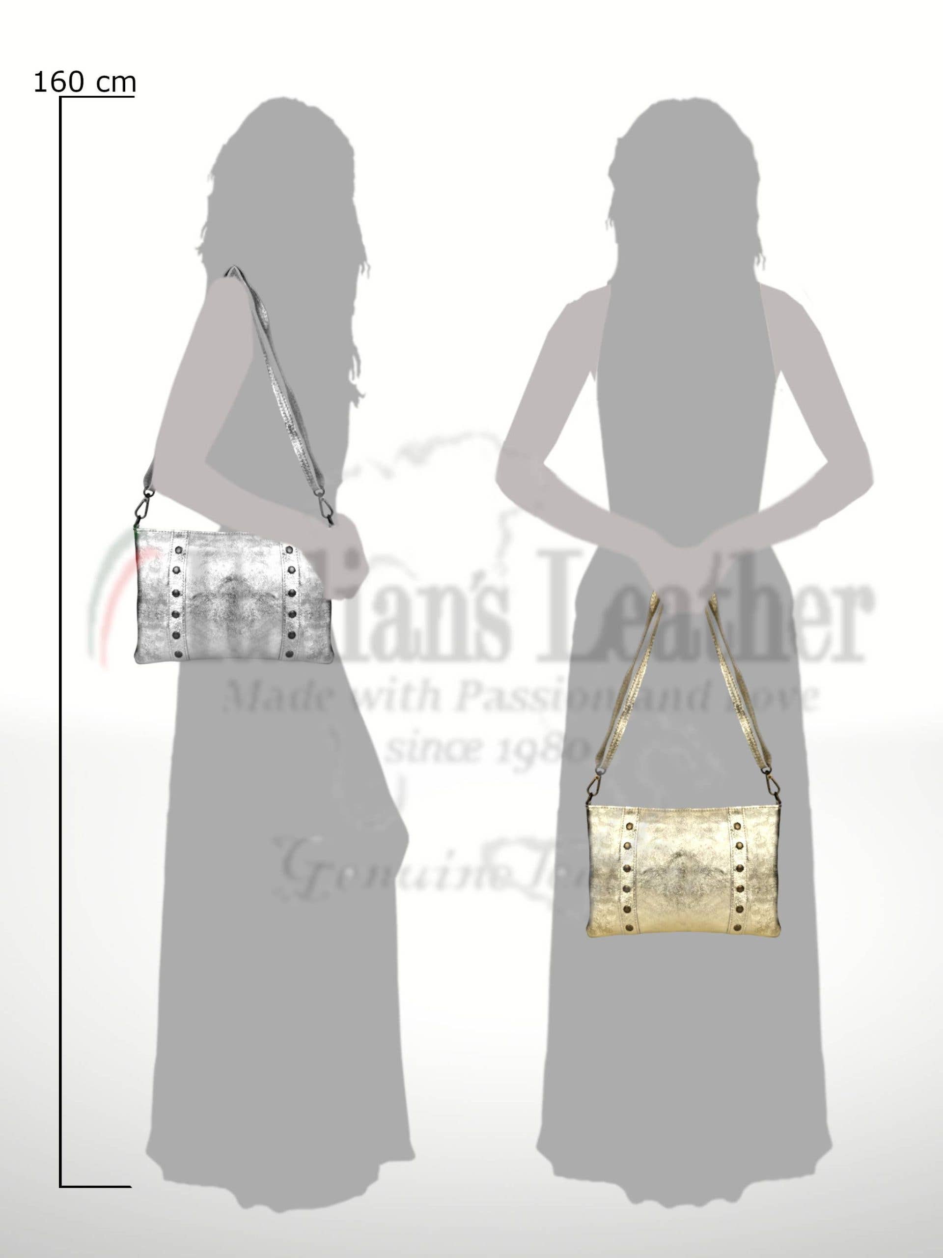 ITALIAN'S LEATHER - Wholesale Schoudertas - Dames - Celia ² schoudertas van suède leer27