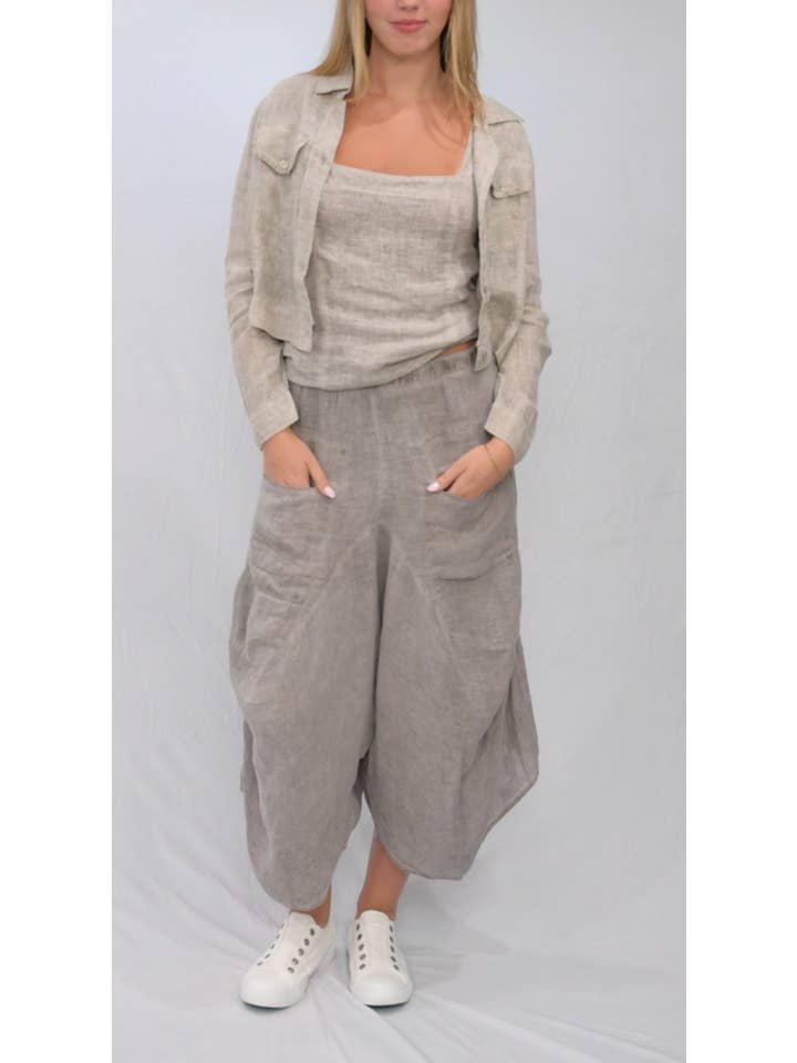 Merci Marie - Wholesale Pants - Women's - Linen Parachute Pants43
