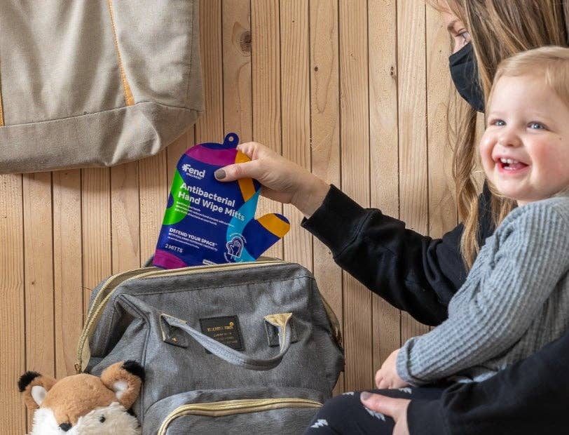 Fend Wellness – wholesale Hand sanitiser – Fend Wellness Wearable Wipes, 2-pk2