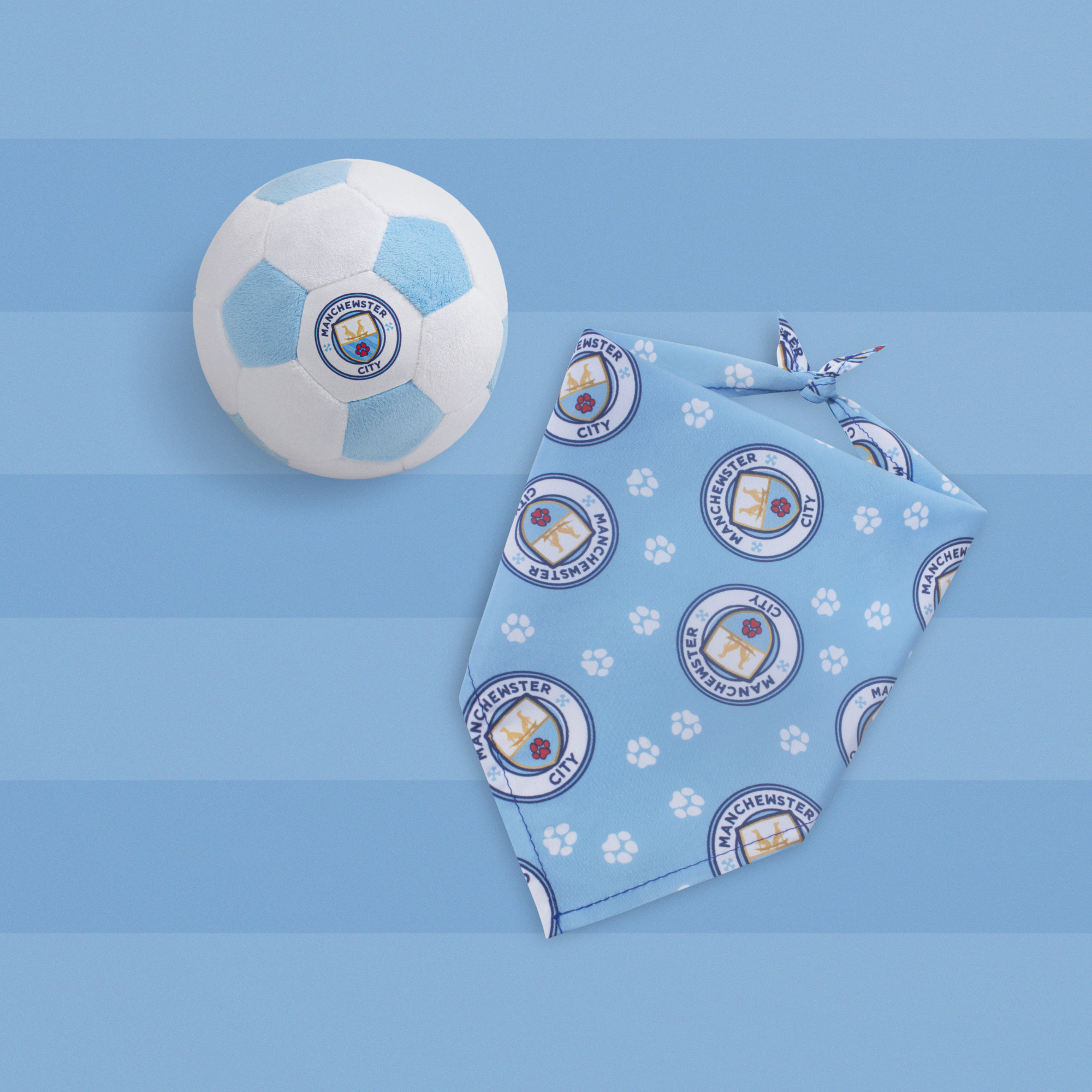 Floofball – Großhandel Plüschtier – Hund – Manchester City Plüsch-Fußball-Hundespielzeug3