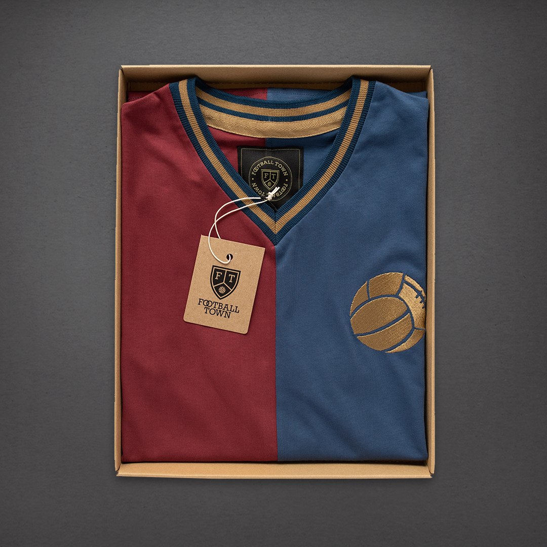 Football Town - Vendita all'ingrosso Maglietta serigrafata - Uomo - Rossoblau2