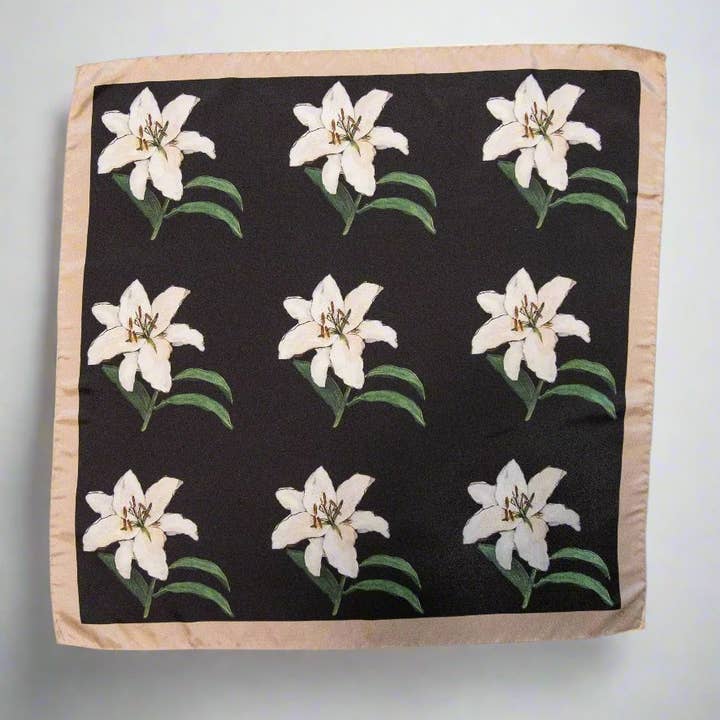 100% Silk Italian Floral Scarf, "Consider the Lilies" and other Purchase Wholesale silk calla lilies. Free Returns & Net 60 Terms on Faire trending on Faire.