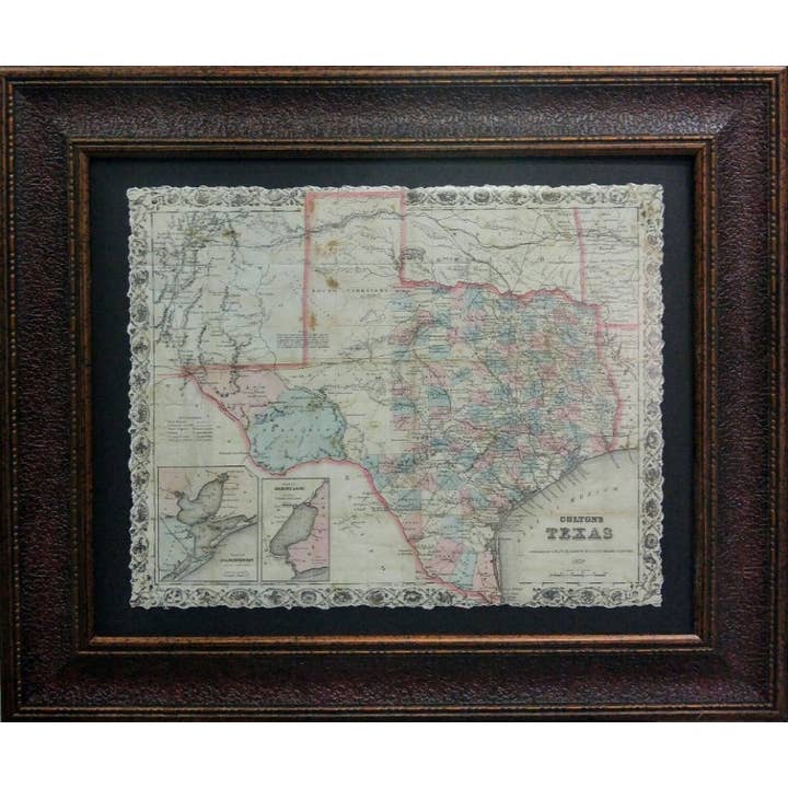 1870 Map of Texas for wholesale by Picture King