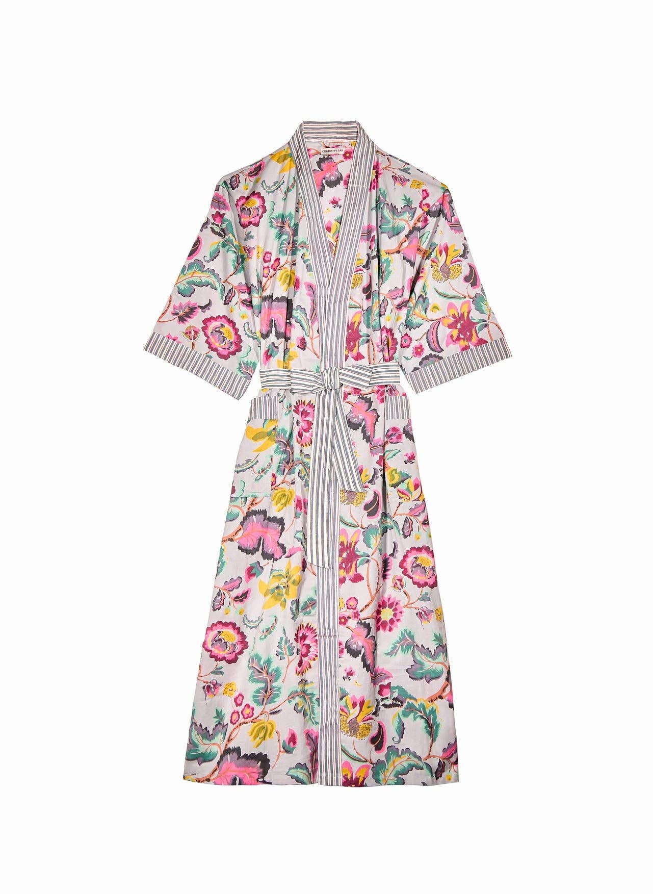 Curiosity Lab - Vendita all'ingrosso Kimono - Donna - Kimono lungo in cotone indiano Mandu26