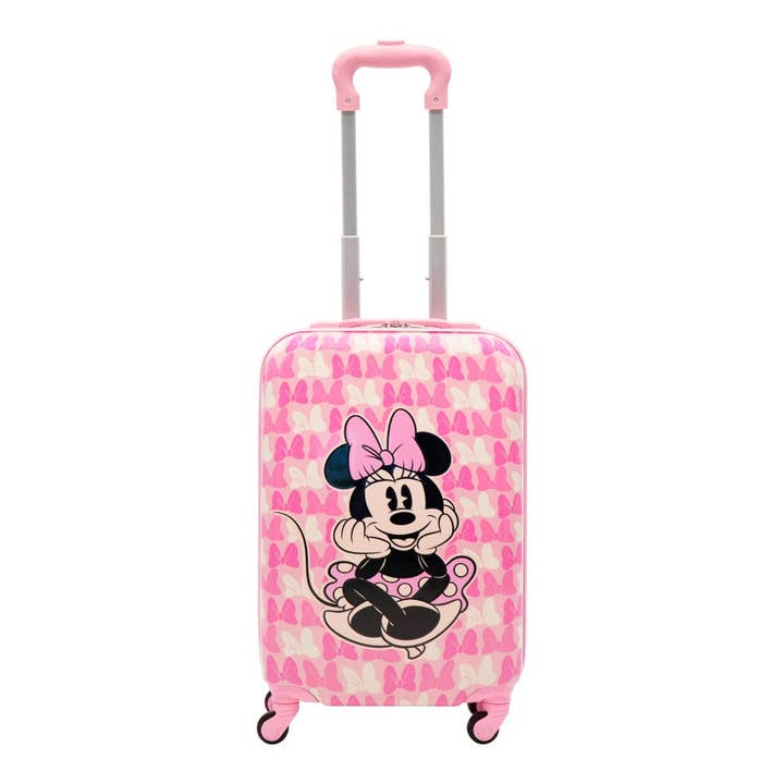 FUL Luggage (Concept One) - Wholesale Luggage - Kids - Disney Ful Minnie Mouse Bows Print Kids 20.5" luggage