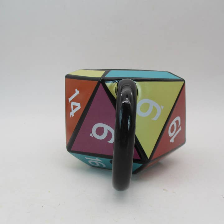 Silver Buffalo - Wholesale Coffee Mug - Dungeons & Dragons D20 Die Ceramic 3D Sculpted Mug4