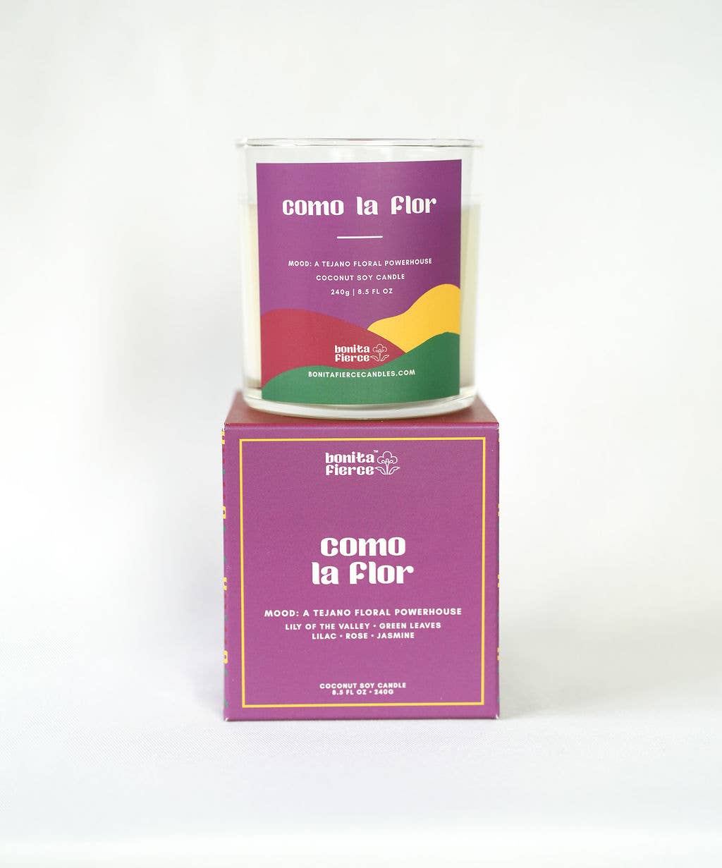Bonita Fierce Candles - Wholesale Jar/Filled Candle - Como La Flor Candle | Jasmine & Floral Candle5
