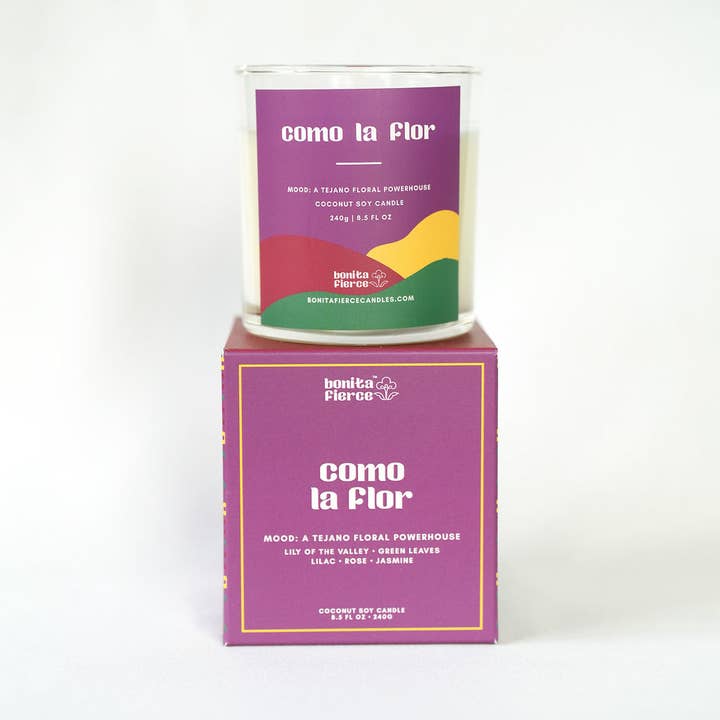 Bonita Fierce Candles - Wholesale Jar/Filled Candle - Como La Flor Candle | Jasmine & Floral Candle5