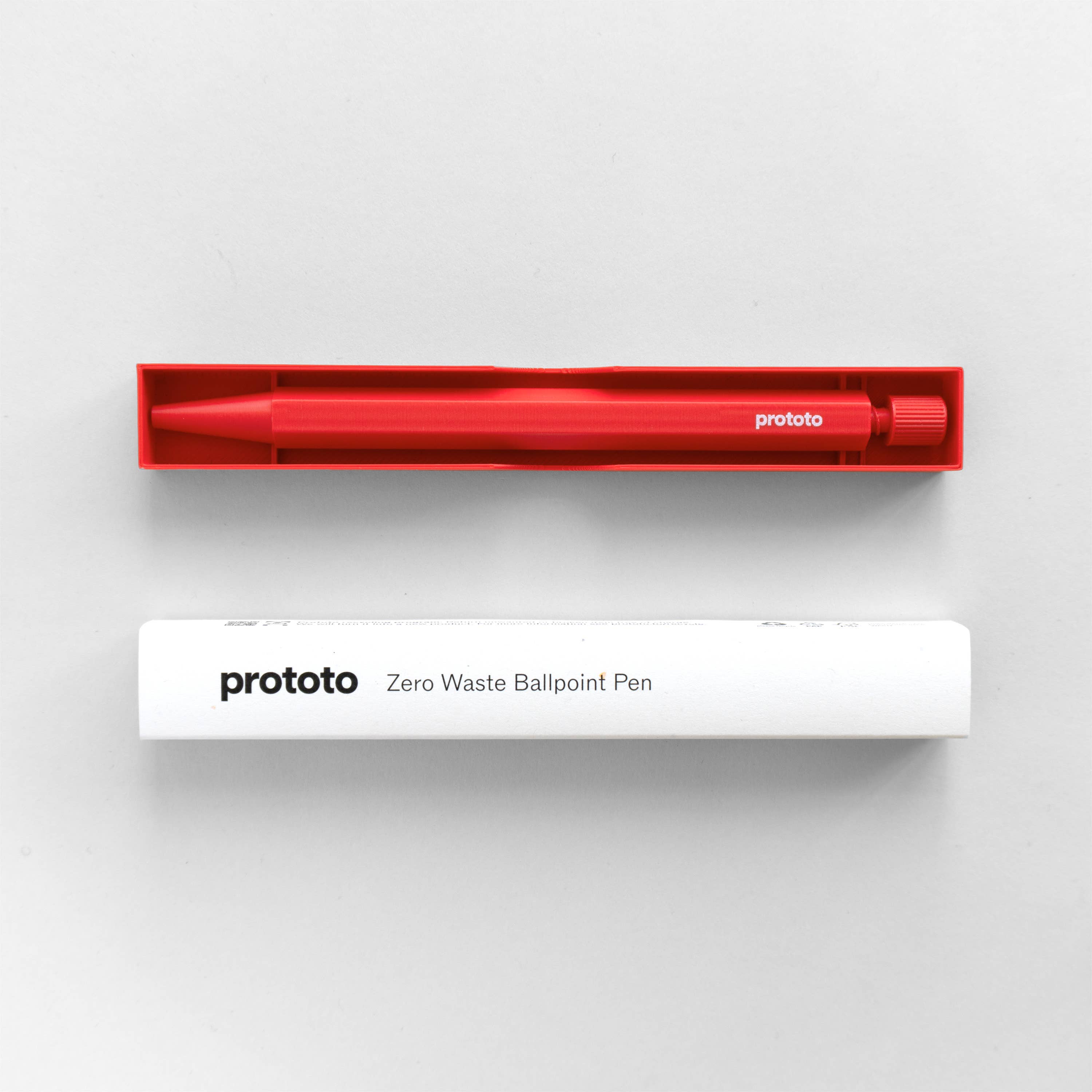 Prototo - Wholesale Pen - Red Zero Waste Ballpoint Pen Eco-Friendly Sustainable4