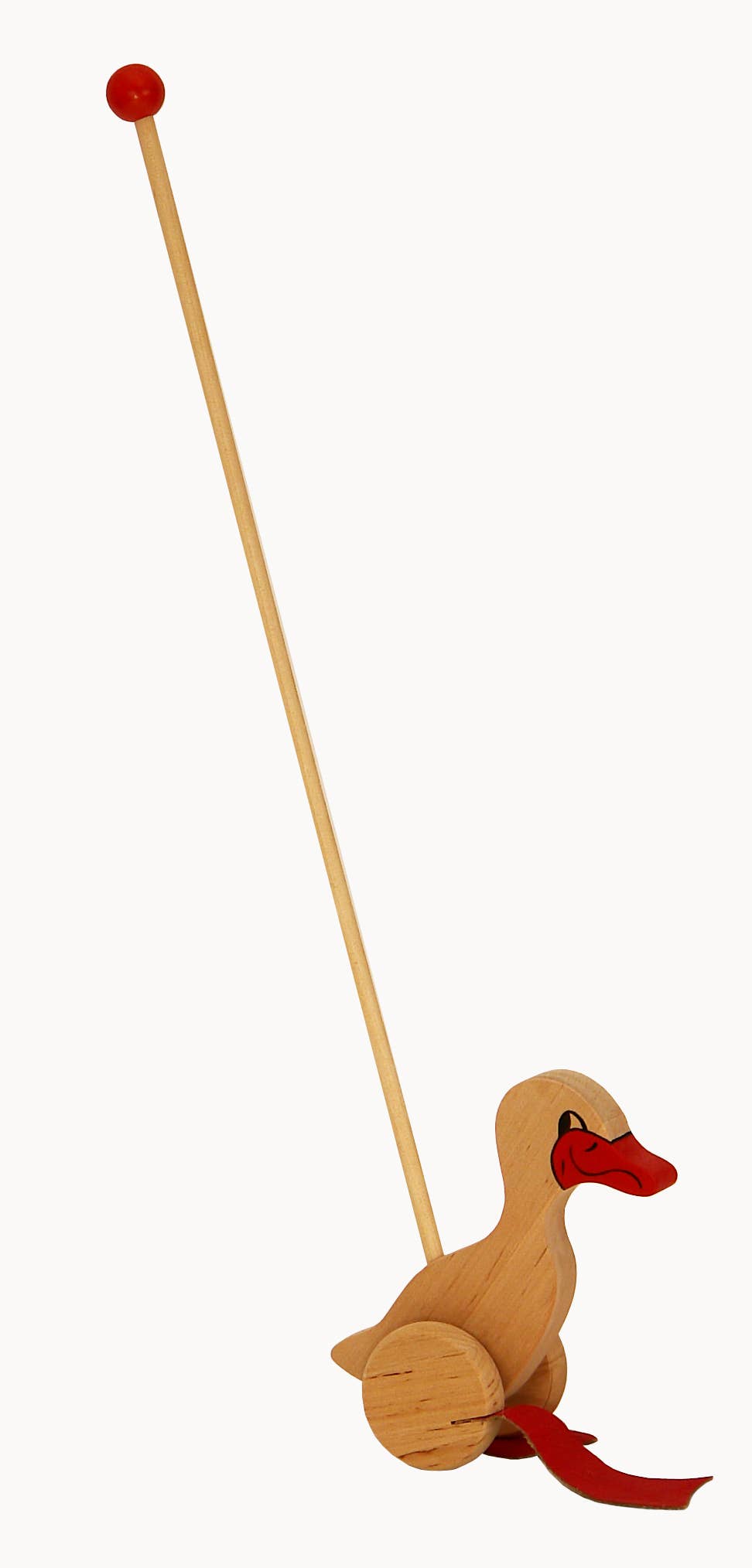 Little Poland Gallery – wholesale Wood toy – Child – DrewArt Duck Push Toy2