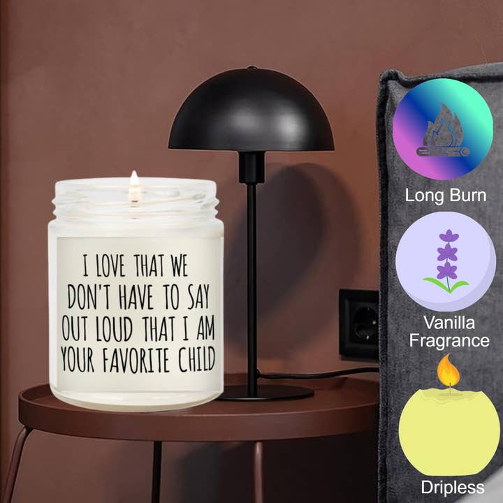 Lovery - Wholesale Jar/Filled Candle - Vanilla Scented Soy Wax Candle, 10oz