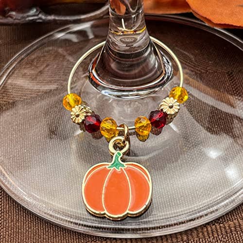 Serendipity - Wholesale Wine Charm - Thanksgiving Wine Charms5