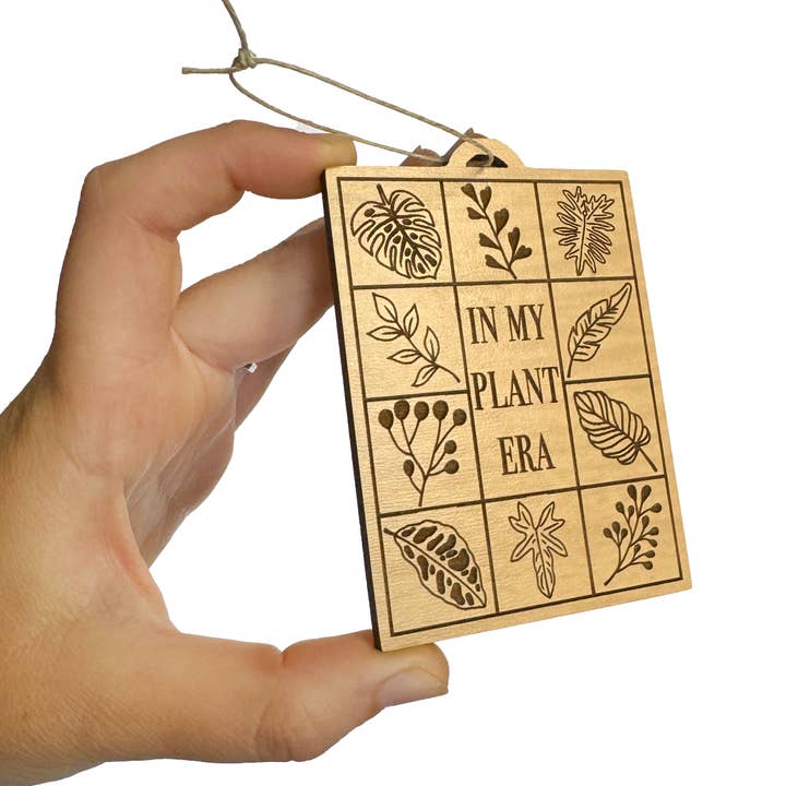 Art by Sharell - Wholesale Ornament - In My Plant Era Ornament, Houseplant Lover Ornament