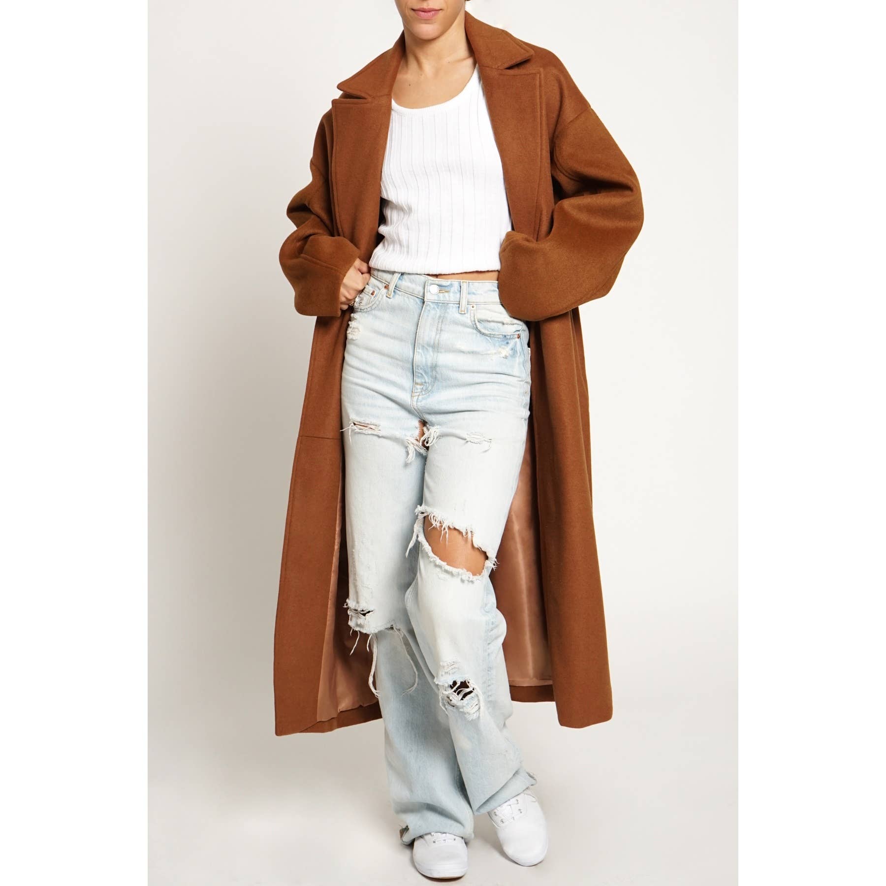 Sans Souci - Vendita all'ingrosso Cappotto - Donna - CAPPOTTO OVERSIZE IN MISTO LANA8