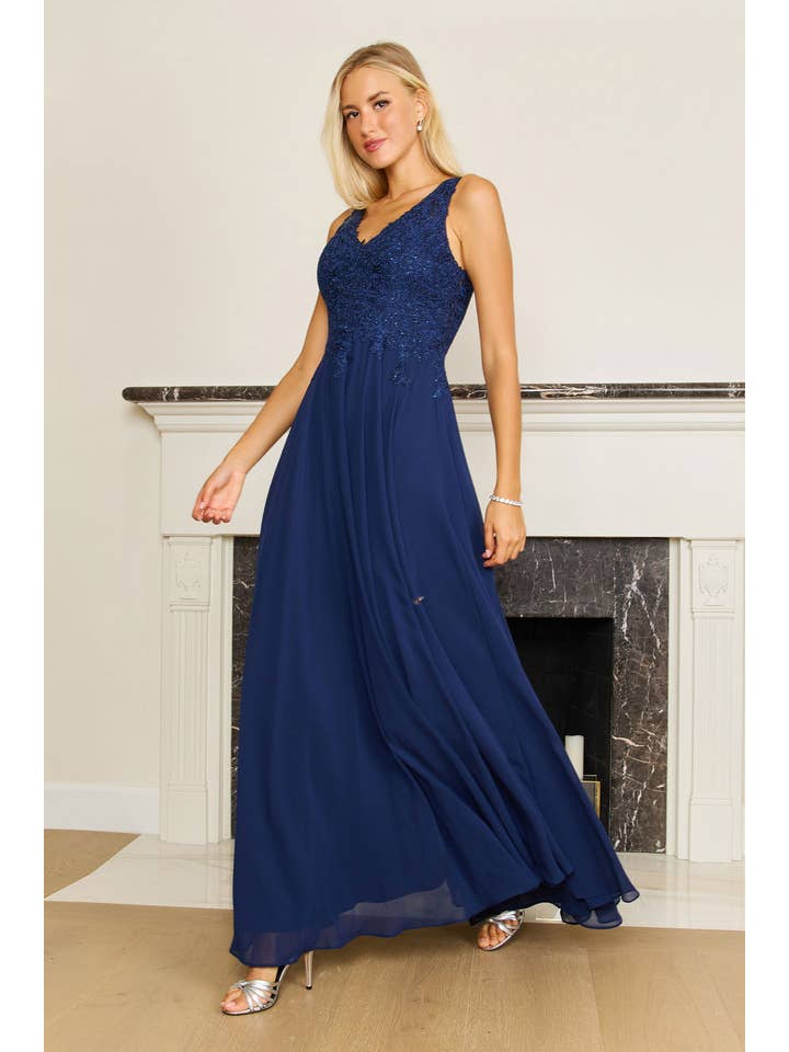 Kos Couture - Wholesale Gown - Women's - Long Formal Party Dress Plus Size Evening Gown14